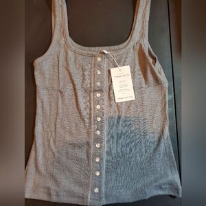 Women's Button-Down Tank Top Size Medium